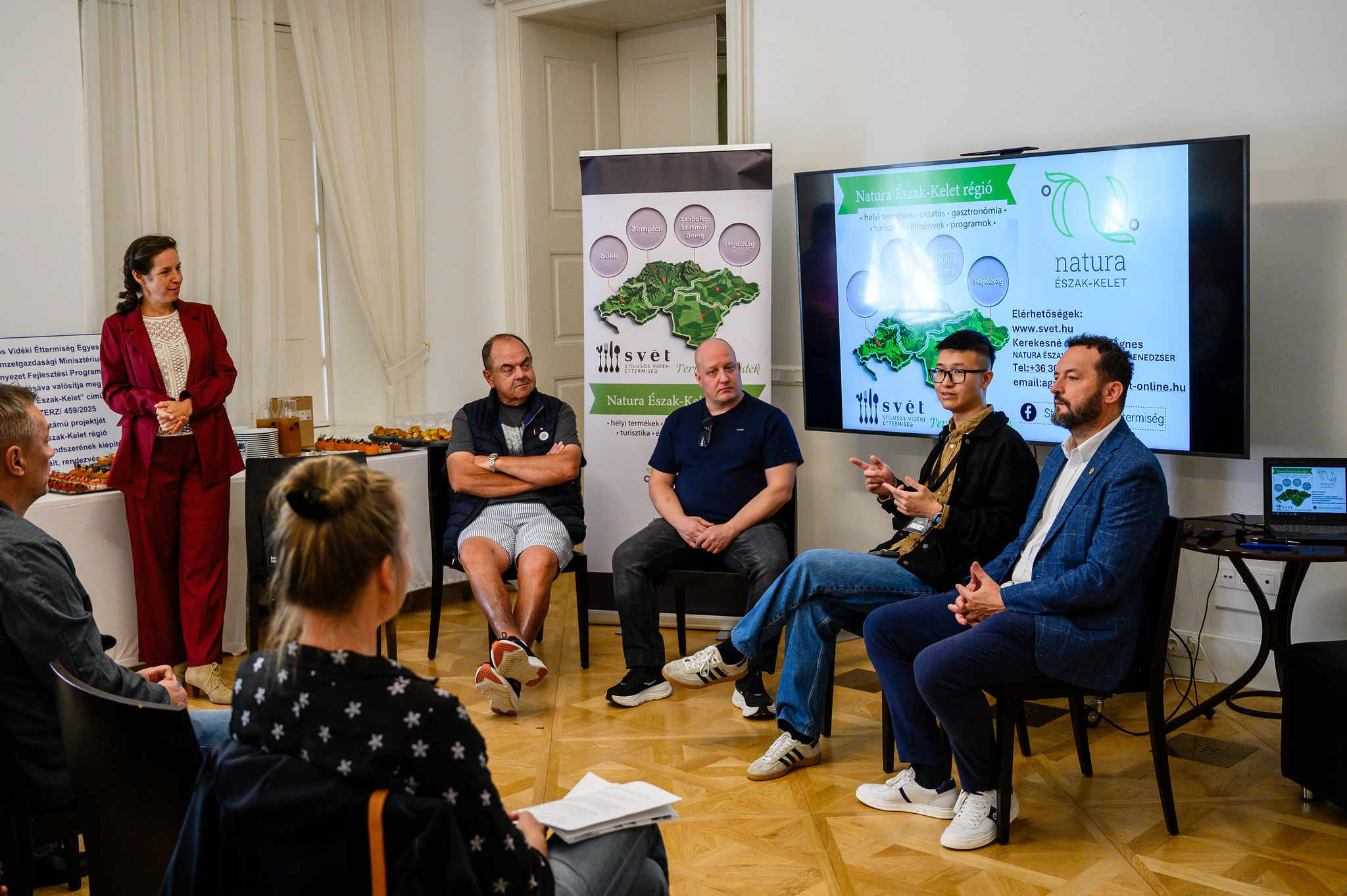 Kerekasztal-beszélgetés nemzetközi séfekkel a Natura Észak-Kelet konferencián